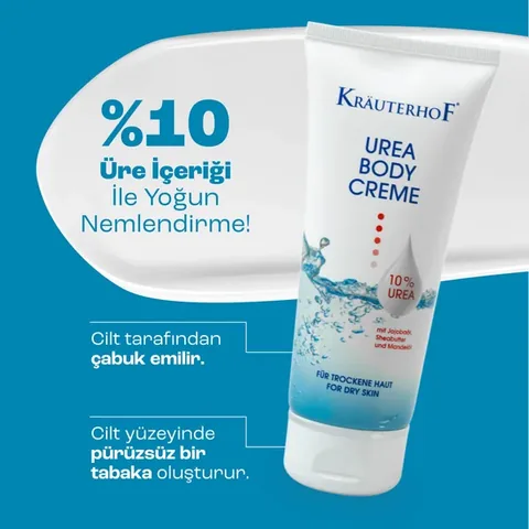 Krauterhof 10% Urea Körpercreme für trockene Haut - 200ml