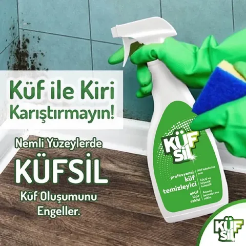 Küfsil 500ml Schimmelreiniger - Leistungsstarker Fleckenentferner &amp; Aufheller