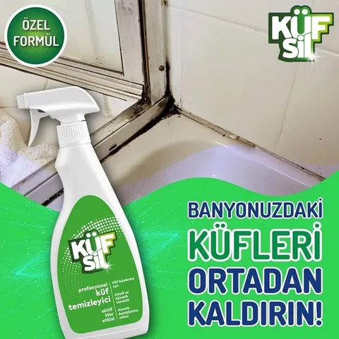 Küfsil 500ml Schimmelreiniger - Leistungsstarker Fleckenentferner &amp; Aufheller