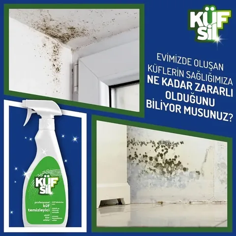 Küfsil 500ml Schimmelreiniger - Leistungsstarker Fleckenentferner &amp; Aufheller