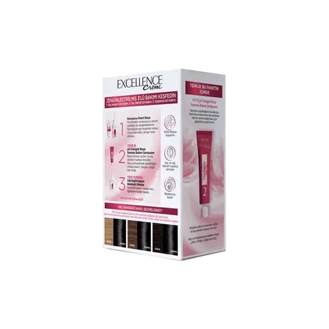 L’Oréal Paris Excellence Creme Hair Dye Deep Black 1.01 1 pcs