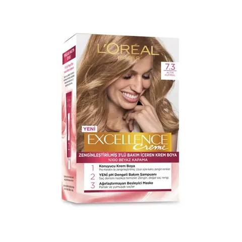 L’Oréal Paris Excellence Creme Hair Dye Golden Blonde 7.3 1 pcs