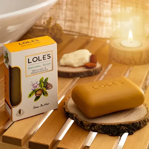 Lole Bio Sheabutterseife - Feuchtigkeitsspendend &amp; Beruhigend 150g