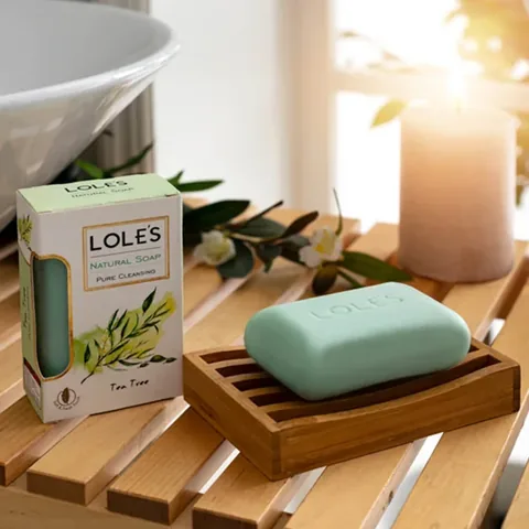 Lole Teebaumfestseife 150g - Frischer Duft & Hautberuhigung