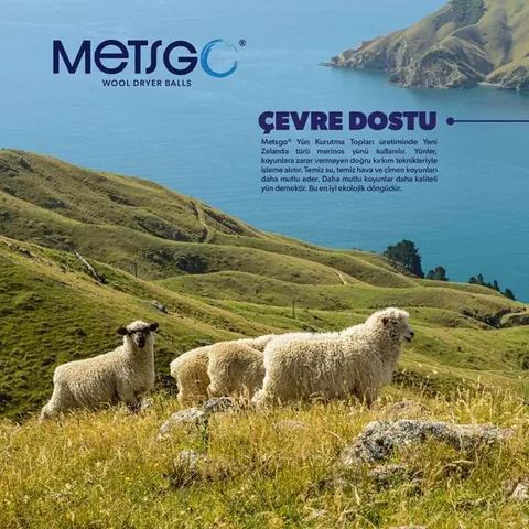 Мячики для сушки из шерсти Metsgo 3 шт.