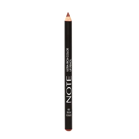 Note Ultra Rich Color Lip Pencil 09 Dried Rose 1 pcs