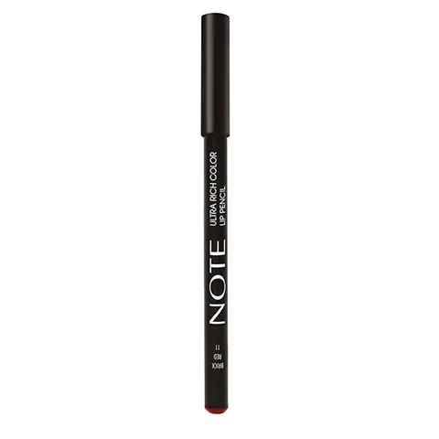 Note Ultra Rich Color Lip Pencil 11 Brick Red 1 pcs