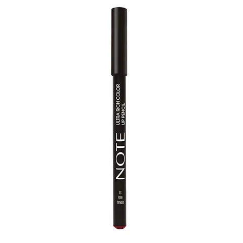 Note Ultra Rich Color Lip Pencil 12 Coral Red 1 pcs