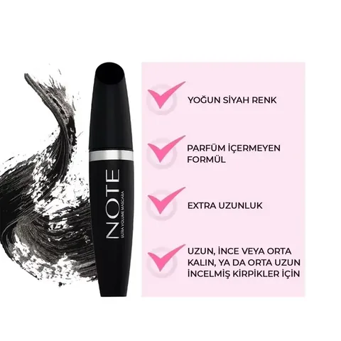 Note Ultra Volume Mascara Ultra Volume 1 pcs