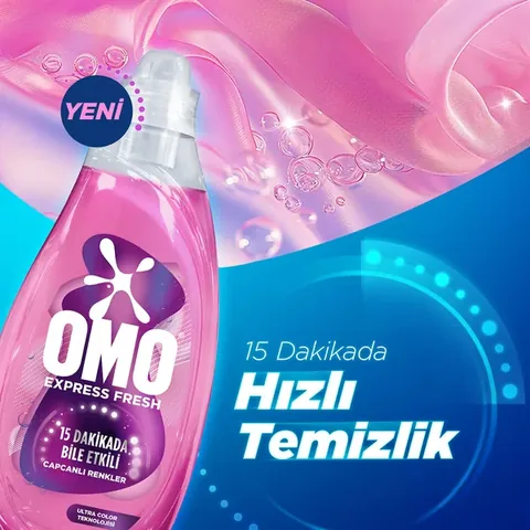 Omo Express Fresh Flüssigwaschmittel 1480ml
