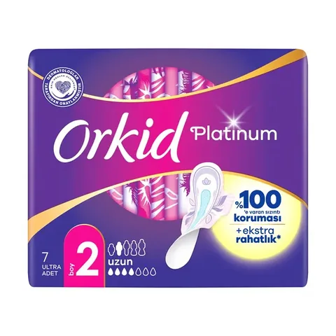 Orkid Sanitary Pad Platinum Long 7 Pack