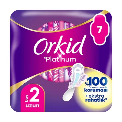 Orkid Sanitary Pad Platinum Long 7 Pack