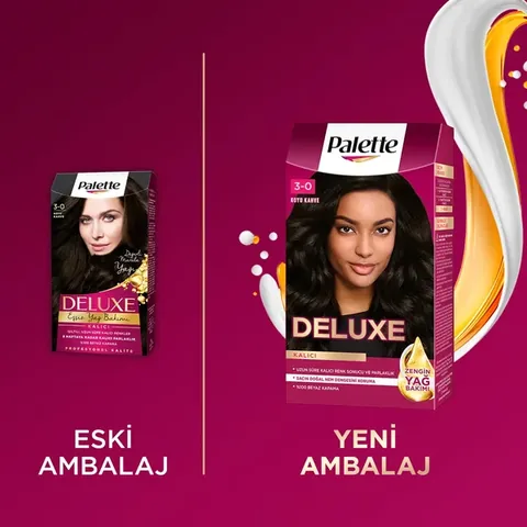Palette Deluxe Hair Dye Brown No: 3-0 50 ml