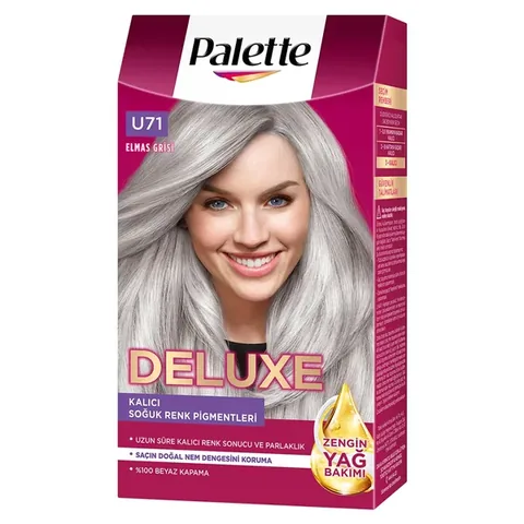 Palette Deluxe Hair Dye Diamond Grey No: U71 50 ml