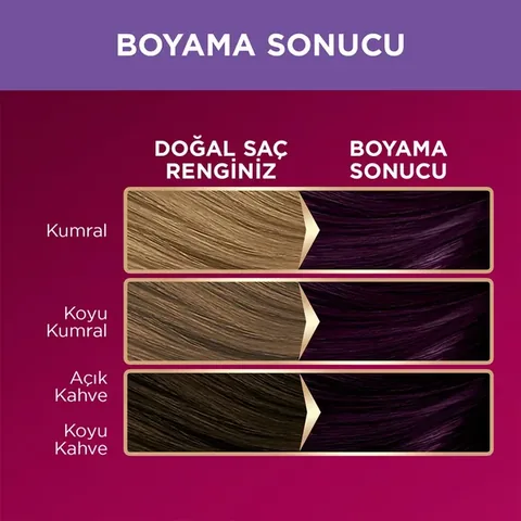 Palette Deluxe Hair Dye Eggplant Purple No: 4-99 50 ml