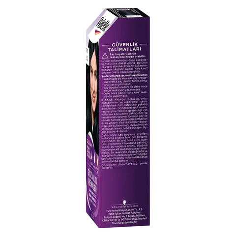 Palette Hair Dye Eye-Catching Colors 1-1 Night Blue 110 ml