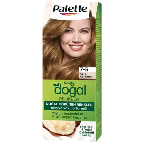 Palette Hair Dye Natural Colors 7-5 Light Caramel 1 pcs