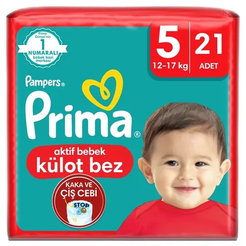 Prima Baby Diaper Panties Size 5 Junior 21's