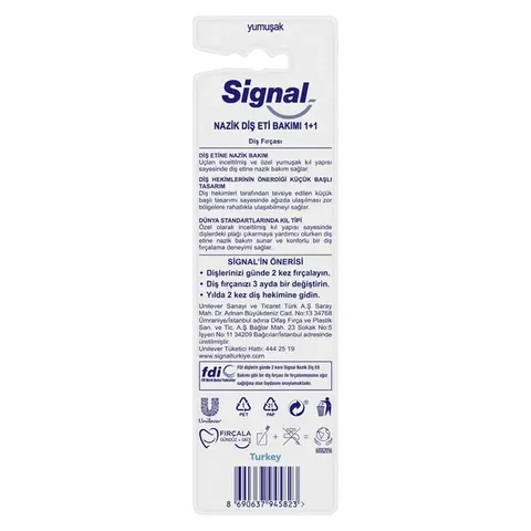 Signal Toothbrush Gentle Gum Care 2-Pack
