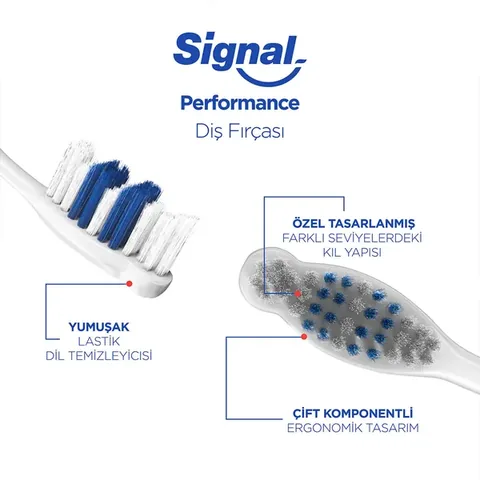 Signal فرشاة أسنان سيجنال بيرفورمانس 2+1 30 جرام
