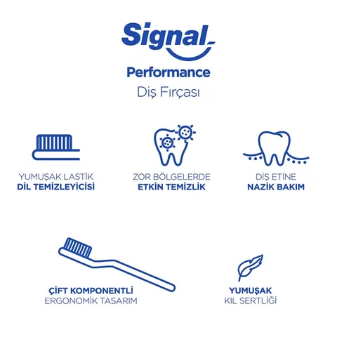 Signal فرشاة أسنان سيجنال بيرفورمانس 2+1 30 جرام