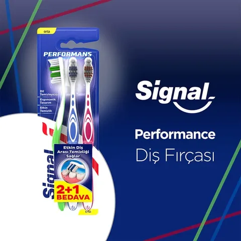 Signal فرشاة أسنان سيجنال بيرفورمانس 2+1 30 جرام