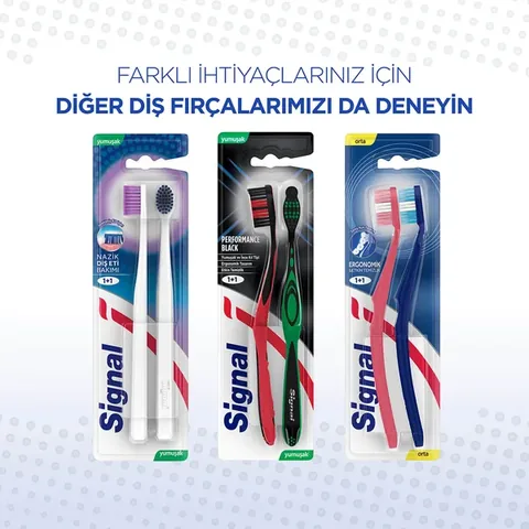 Signal فرشاة أسنان سيجنال بيرفورمانس 2+1 30 جرام