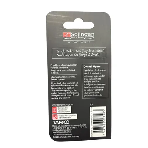 Solingen Nail Clippers 3102 Set of 2