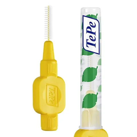 Tepe Interface Brush 0.7 mm Yellow 8 pcs