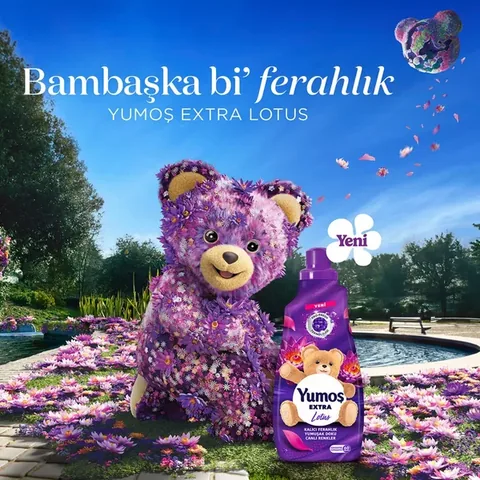 Yumoş Extra Fabric Softener 60 Wash Lotus 1440 ml