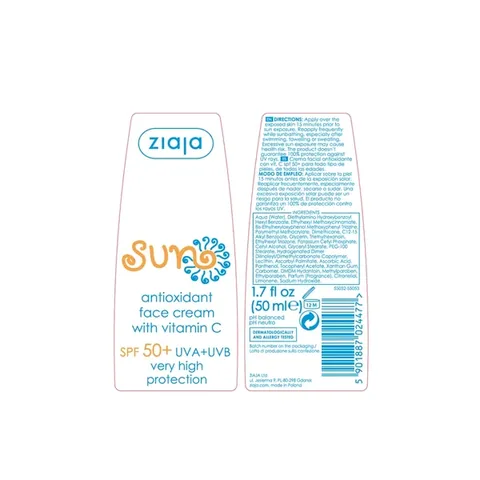 Ziaja Antioxidative Gesichtscreme 50ml