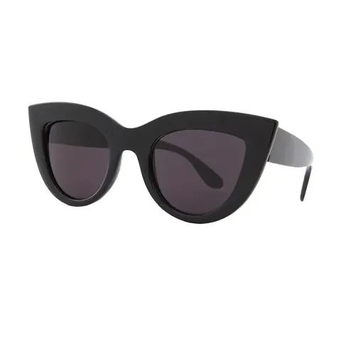 Aqua Di Polo Sunglasses Women Black Bold Cat Eye Apsp045500