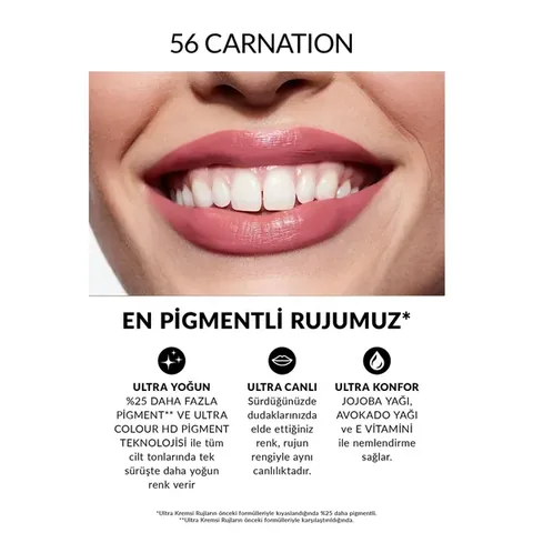 Avon أحمر شفاه أفون ألترا كريمي كارنيشن