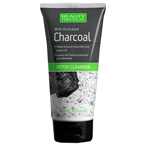 Beauty Formulas Charcoal Detox Activated Charcoal Facial Cleanser 150 ml