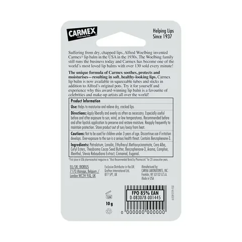 Carmex Cherry Lip Balm 10 gr