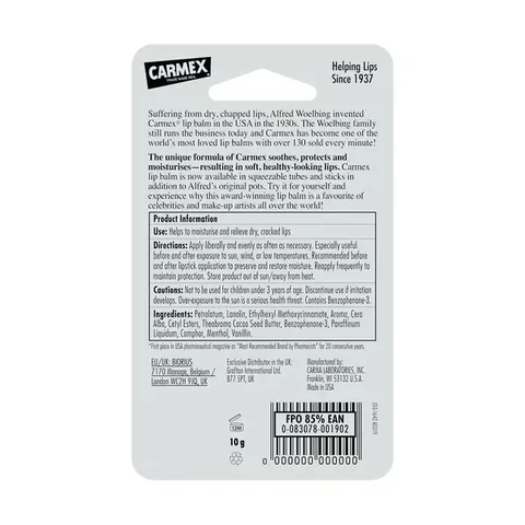 Carmex Strawberry Lip Balm 10 gr