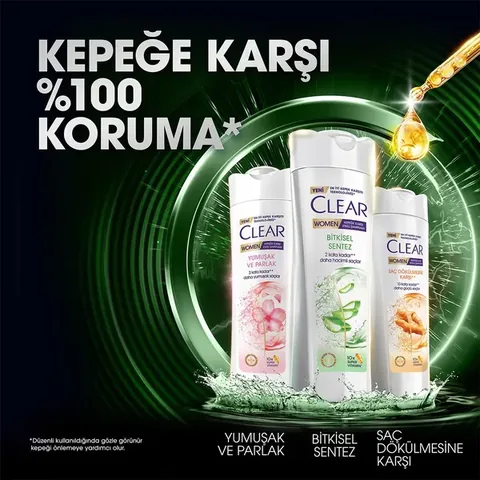 Clear Women Anti-dandruff Shampoo Herbal Synthesis 350 ml