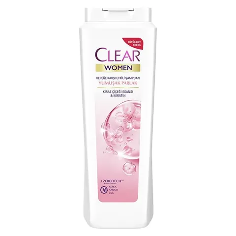 Clear Women Shampoo Smooth Shiny Cape 600 ml