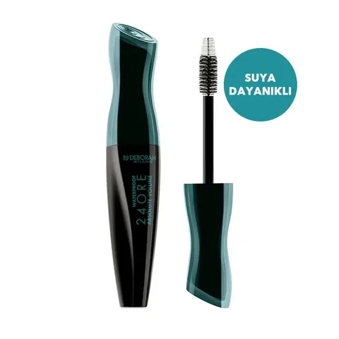 Deborah 24 ore Absolute Volume Waterproof Mascara Black