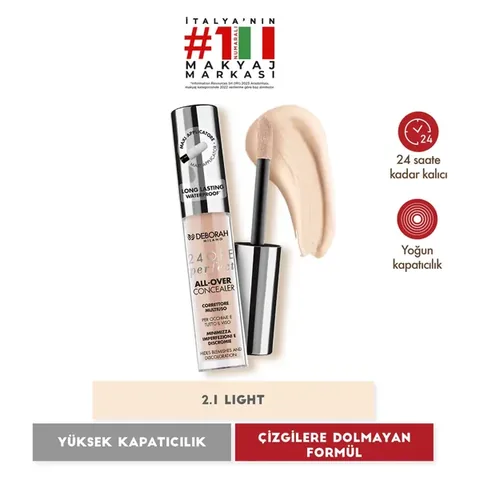Deborah 24 ore All Over Concealer Waterproof 2.1 light