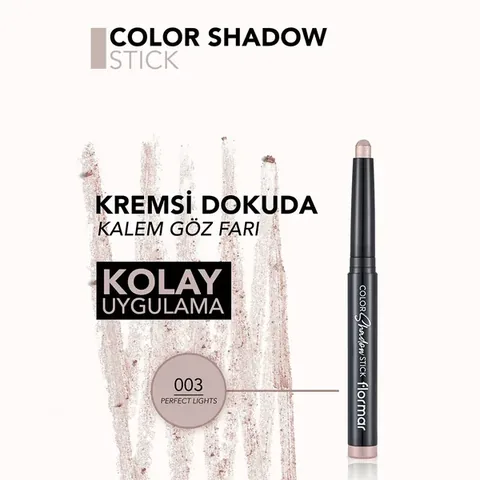 Flormar Color Shadow Stick - Perfect Lights Nr. 003, Schimmernder Lidschatten