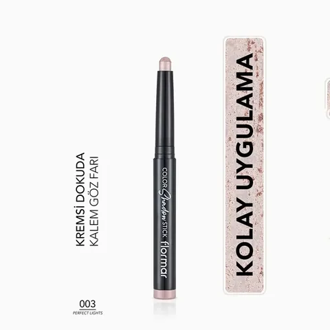 Flormar Color Shadow Stick - Perfect Lights Nr. 003, Schimmernder Lidschatten