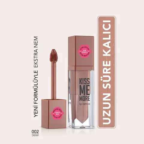 Flormar Kiss Me More Lip Tattoo No: 002 creamy