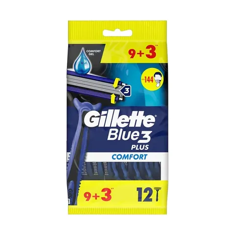 Gillette Blue3 comfort Disposable Razor 12 pcs