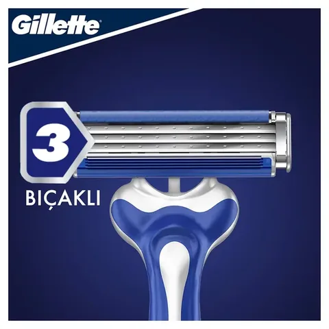 Gillette Blue3 sensitive Disposable Razor 6 pcs