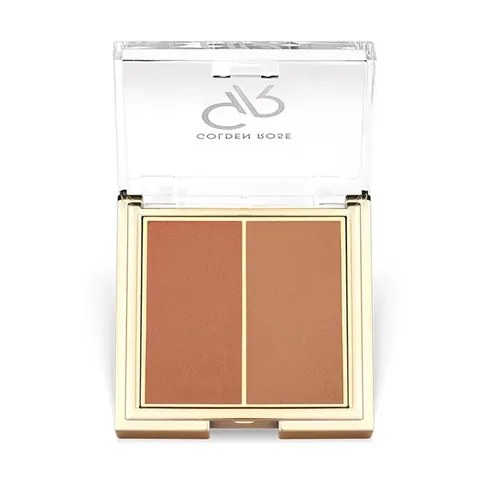 Golden Rose Iconic Blush Duo 03 - Rosy Bronze