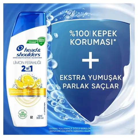 Head & Shoulders Shampoo Lemon 2 in1 300 ml