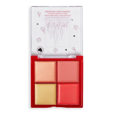 I Heart Revolution Sweet Chilli Cream Blush & Highlight Quad