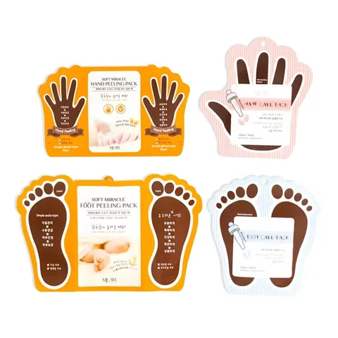 Mjcare 4-pcs Hand And Foot Peeling And Care Set