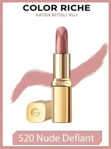 Помада L'Oréal Paris Color Riche сатиновая 520 нюд Дефиант